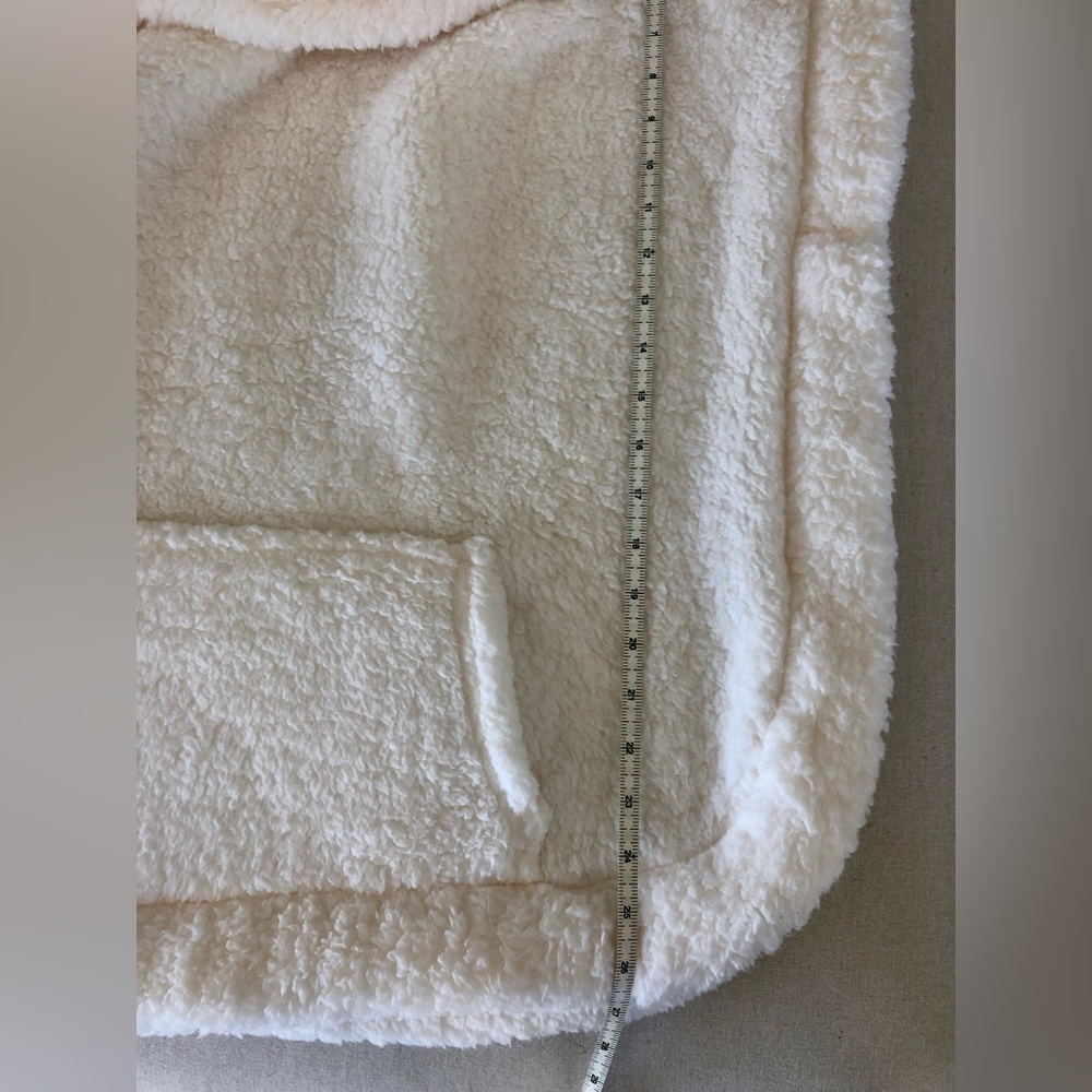La Vie en Rose fluffy faux shearling lounge sweatshirt XS S - Picture 6 of 7
